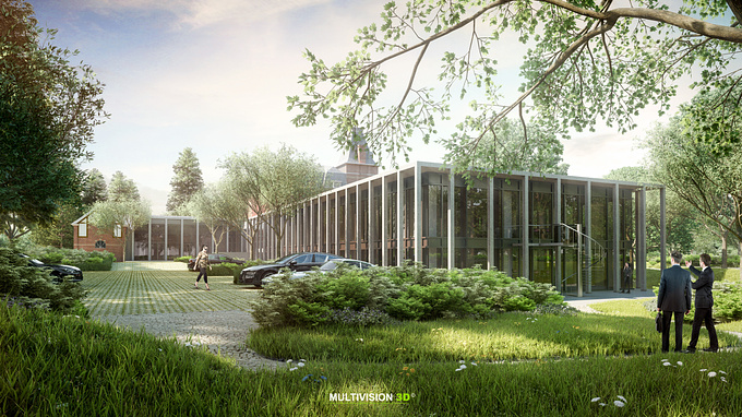 Multivision 3D - http://multivision3d.nl/
This is an image of an office building in Belgium