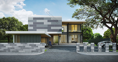 Modern House Plans thailand  BB-H2-660.525
