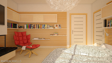 Wood Bedroom