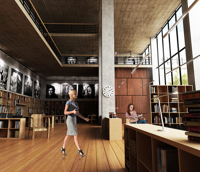 Library & research center
Softwares : 3d max,vray, photoshop

Welcome all ur comments.  TNX