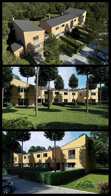 Estonian row houses