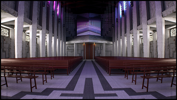 Nox-3D - http://www.nox3d.com
Hello all.I decide to make all interior in eglise St.Remy..(church in baccarat)..
I try hard to find some blueprints from church but i dont found.All project made piece by piece from reference images from Wallpaper Magazine and Flickr.I hope you liked.Max-Vray-Ps
C&C are always welcome.!!

Best Regards
Aris