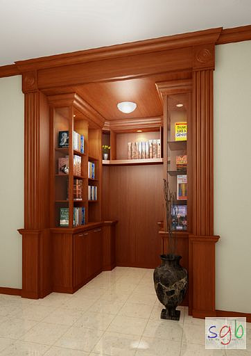 center bookcase
