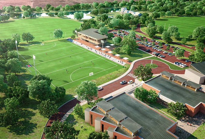 Berga&Gonzalez - Renderings - http://render-arquitectura.com/render-vista-aerea-perth
Architectural rendering of the Guildford Grammar School.

Aerial view

For further info about the project 