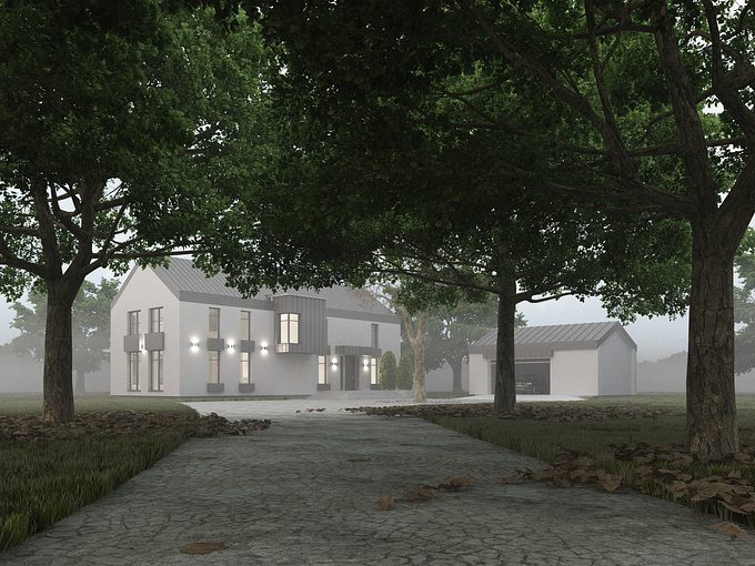  - http://gwycech.com/arch/classic/index.html
Project of a classic style house. Localization : Poland. Archicad + 3dsmax + Vray