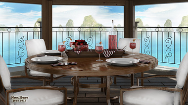 Exotic House - Dinning Table