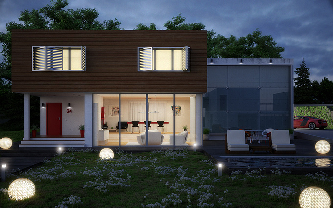  - http://www.architecturalid.rs
One more view for the Eco house that we did as student project.
C&C are welcome :)