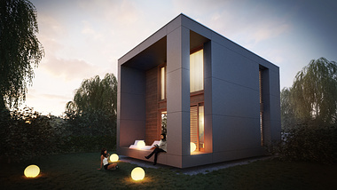 wooden prefabricated house