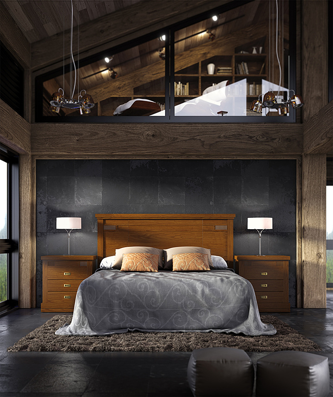 Bedroom ambient. 3ds max and Vray