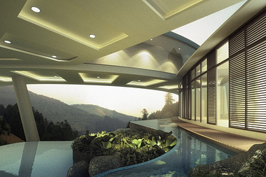 House by the Cliff Pool View