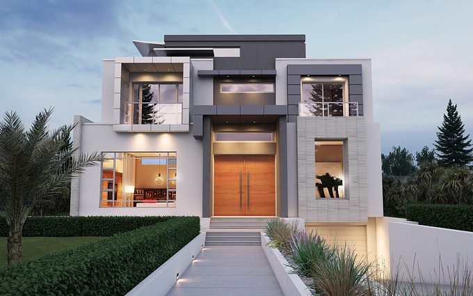 3DA - http://www.3da.net.au
This is a 3d visualization for a residential house in Sydney

Max - Vray - Photoshop