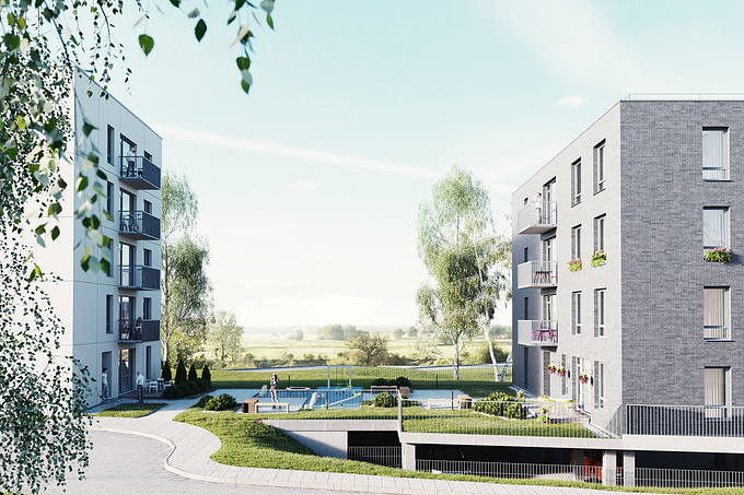 3D architect - http://www.3darchitect.lt/
Residencial housing in Vilnius. More: http://goo.gl/c3bR4x