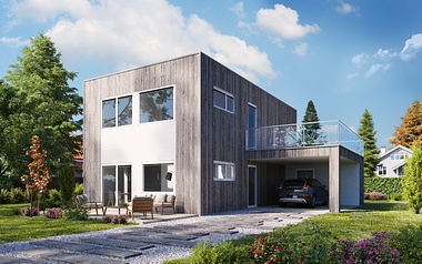 Modern Modular Home in Norway