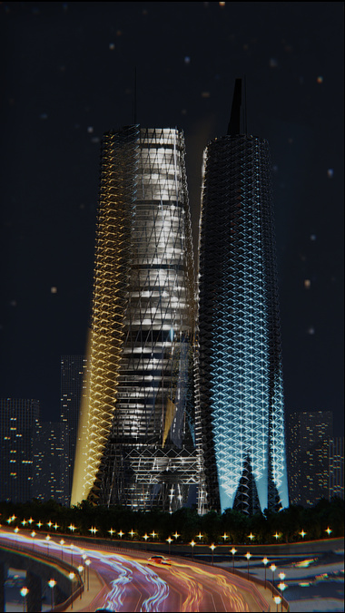 Twin Tower 3