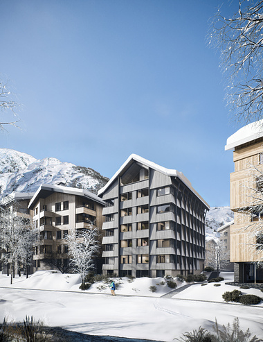 Exterior and Interior of Haus Alma, an exclusive property in the heart of the Swiss Alps