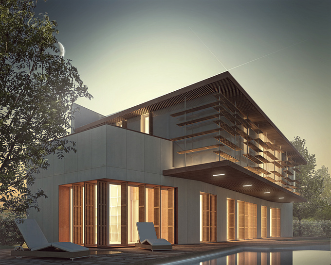 Fiori Architects - http://
L.E.E.H. Low Energy Experimantal House - 2011 - Fiori Architects - C4d + Vray + Photoshop
