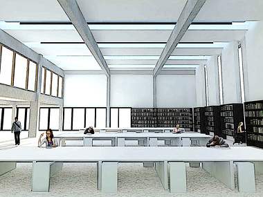 Top Floor of Library Project