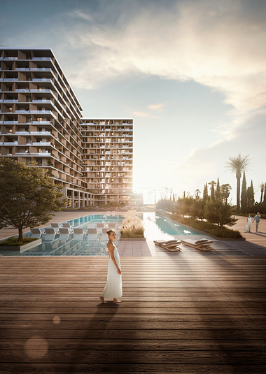 3D Visuals for Seafront Residence in Larnaca, Cyprus 