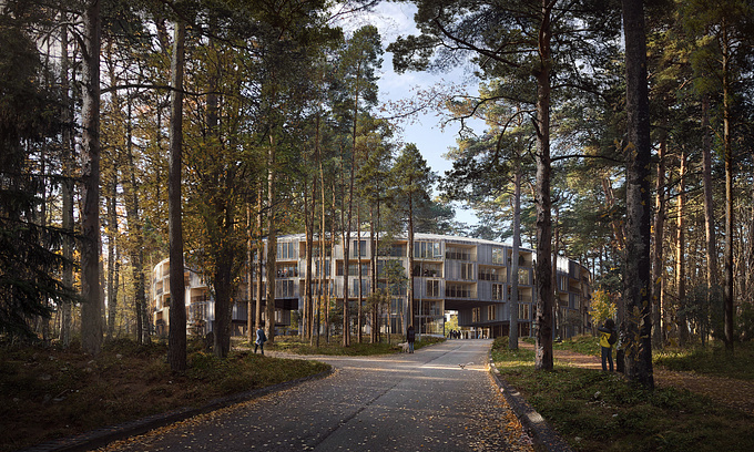 Aesthetica + Schauman&Nordgren: Virvoituksentie Forest Housing
Winning Project!

Artist: Adriano Cirigliano

Winner housing project by Schauman&Nordgren Architects for the ‘Living in Nature’ competition for in the middle of the Finnish forest in Turku. Great to work with our friends Schauman_Nordgren_Architects , lot of fun in cutting trees out for the image🪓

We hope you like it!

Web: https://www.aesthetica.studio/
Instagram: https://www.instagram.com/aesthetica_studio/
Facebook: https://www.facebook.com/aesthetica3D/
