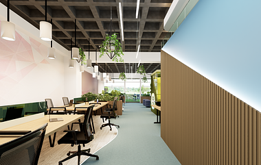Bayern Office Design and Rendering