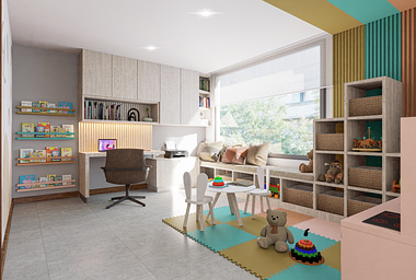 Interior Office and kids space