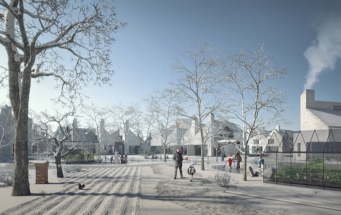 WyrdTree - https://www.wyrdtree.co.uk
WyrdTree created this image in collaboration with C.F. Møller Architects in order to communicate the visual design of their proposal for re-imagining the Garden City in Letchworth, a competition organised by RIBA for the Letchworth Garden City Heritage Foundation.
