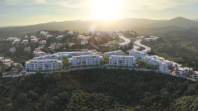 An image of a residential complex in Mijas, Spain. We made a video, you can watch it on our Vimeo Channel.
https://vimeo.com/321259325