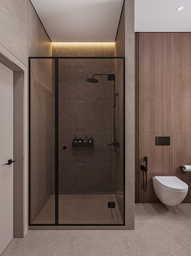 One bathroom, two design options