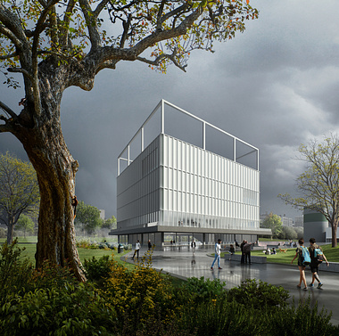 Gwangju city library-Competition entry