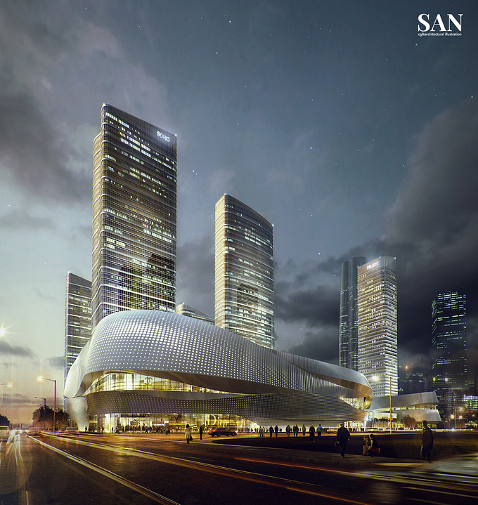 SANCG Co., Ltd. - http://www.sanlabcn.com
SAN architectural rendering