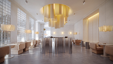 Stylish Restaurant – A Photorealistic 3D Visualization