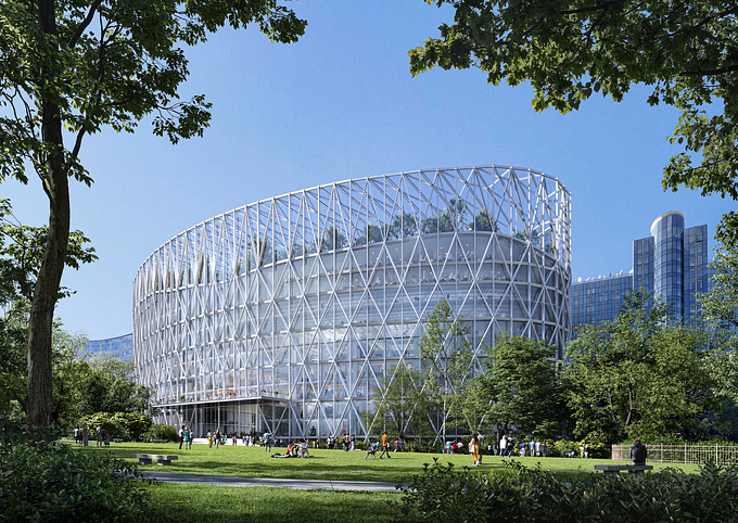 The EU Parliament Building will be renovated based on the winning proposal of Europarc – a collective consisting of 5 reputed international architecture firms. The design focuses on reusing valuable elements of the existing structure while creating new infrastructure and greenery to foster dialogue. 

The project is a true testimony to how interdisciplinary and transborder collaborations can find innovative solutions to various design problems. 

Coldefy 
JDS Architects
NL Architects
CRA-Carlo Ratti Associati
Ensamble Studio