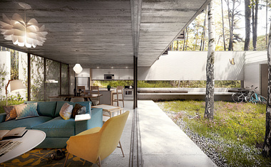 Open space | House in the woods