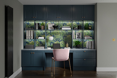 Crathorne Tropical Blue & Green Interior