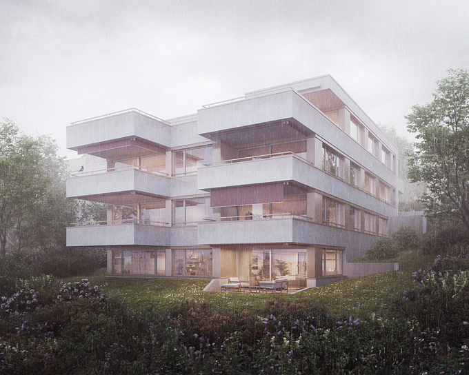 House in the rain
Designed by Roefs Architekten AG
