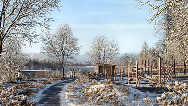 Winter embankment