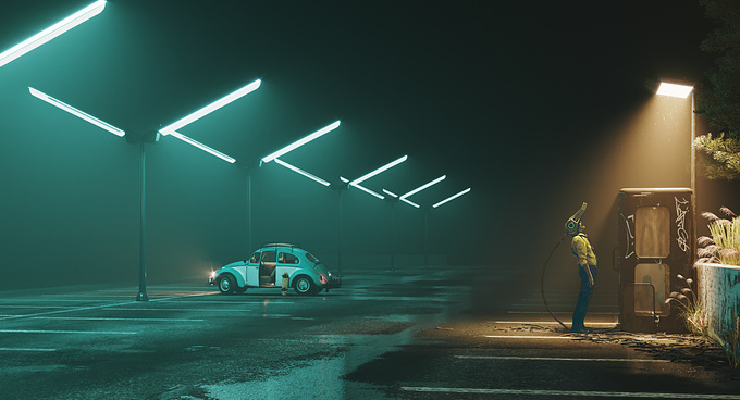 This is a Simon Stålenhag Tribute 
"The Electric State "
