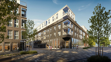 CGI of residential development in Tallinn
