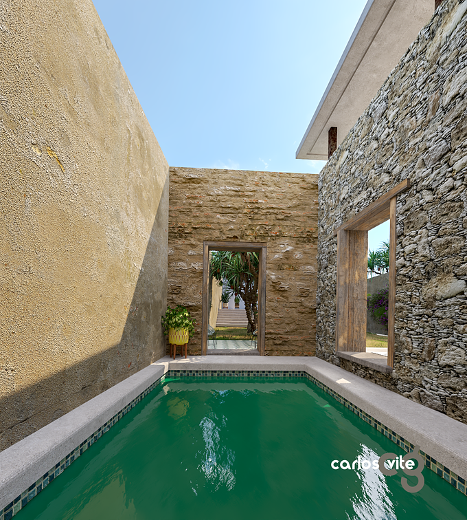 Architectural Visualization of a House in Merida, Mexico