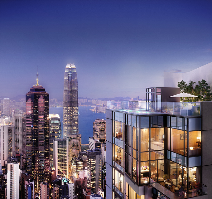DBOX - http://www.dbox.com
Azura is a 177 metre tall residential skyscraper in the Mid-Levels on Hong Kong Island