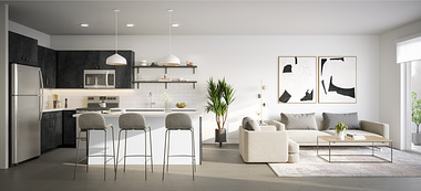 Luxury Apartment Complex - 3D Renders Showcase