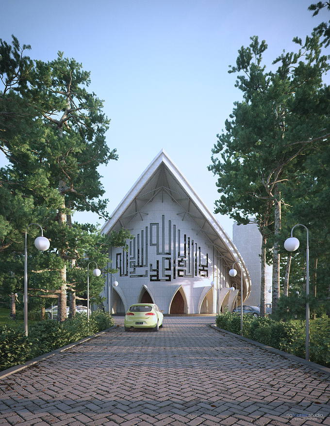 Rio Febrian Studio - http://www.coroflot.com/riofebrian
A charity design to rebuild 1000 mosque in West Sumatera - Indonesia after earthquake. Created using 3dsmax, vray and photoshop. Cnc are always welcome.