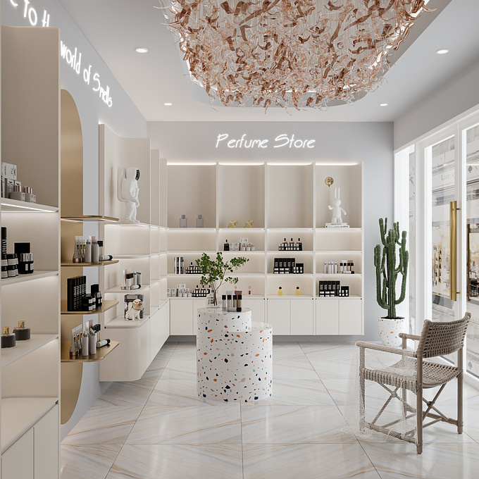Which color pallet do you like? 
Tap on the link to see all of the options...
Modern Perfume store in Compton, Los Angeles, CA.
Type: interior visualization 
Design: 3dkaren
Visualization: 3dkaren
Project year: May 2021
https://www.3dkaren.com/
https://lnkd.in/evrPg7sX
#interior #visualization #project #3dkaren #chandelier #perfume