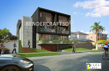 3D rendering (Photomontage) made by Rendercraft 3D