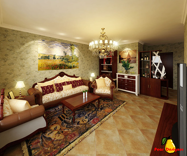 European style living room