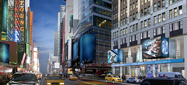 3D Signage Concept - 10 Times Square