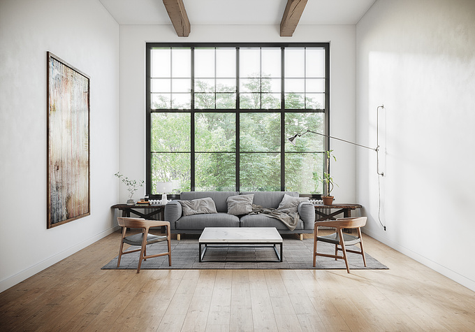 Living Room
3D max , corona render , photoshop