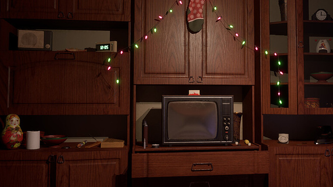  Post-Soviet Flat. Lighting and adding assets in Unreal Engine 5