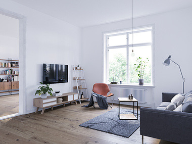 Scandinavian Living Room Design in Australia
