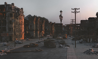 Abandoned city.